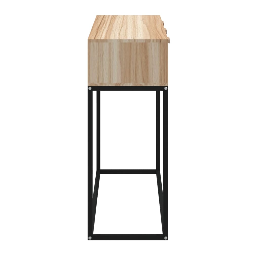 Avlastningsbord Konsollbord Tre 105x30x75 cm og jern