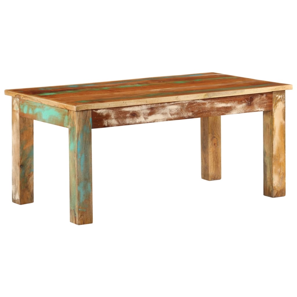 Salongbord Sofabord Tre Gjenvunnet Heltre 100x55x45 cm