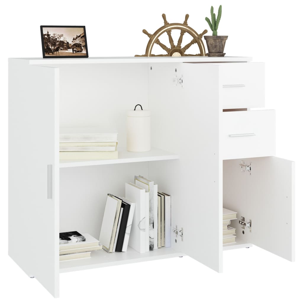 Kommode Hvit 91x29,5x75 cm