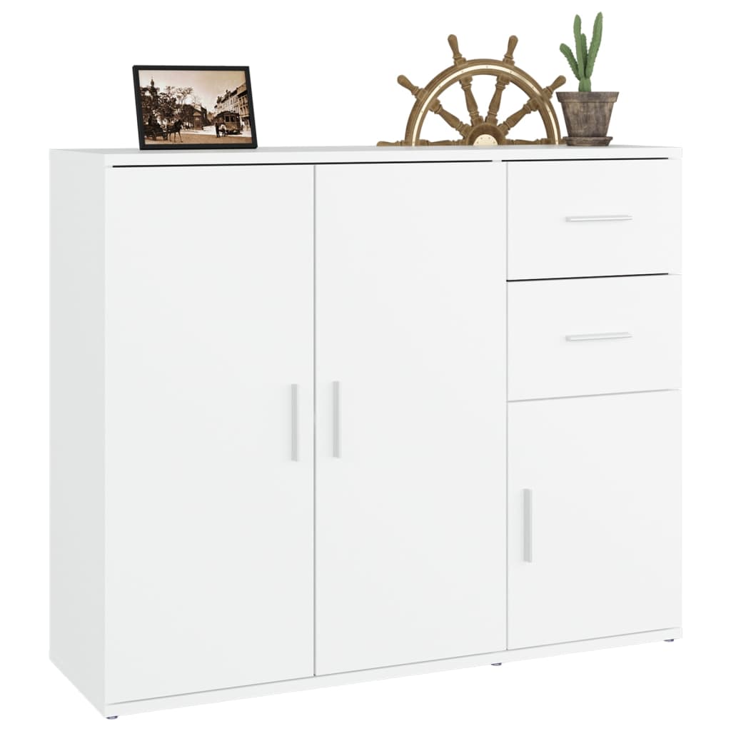 Kommode Hvit 91x29,5x75 cm