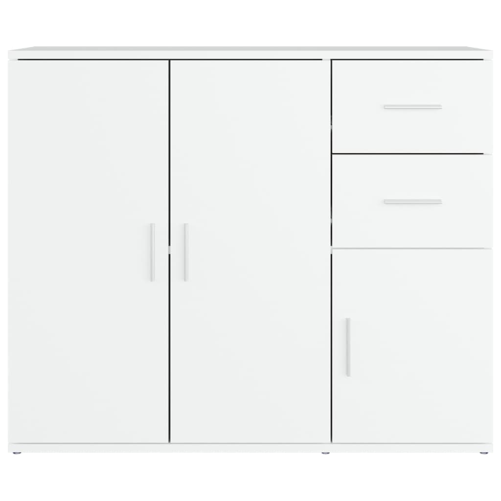 Kommode Hvit 91x29,5x75 cm