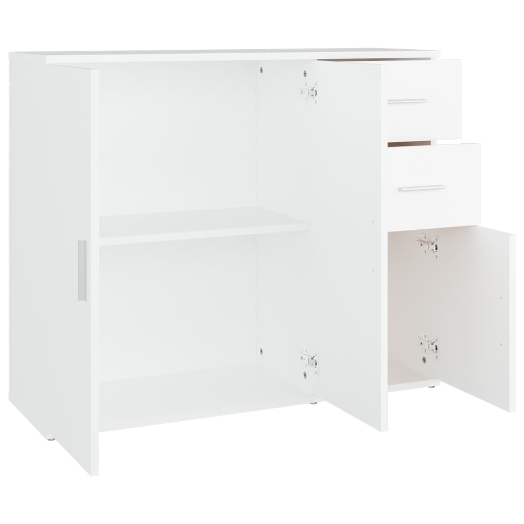 Kommode Hvit 91x29,5x75 cm