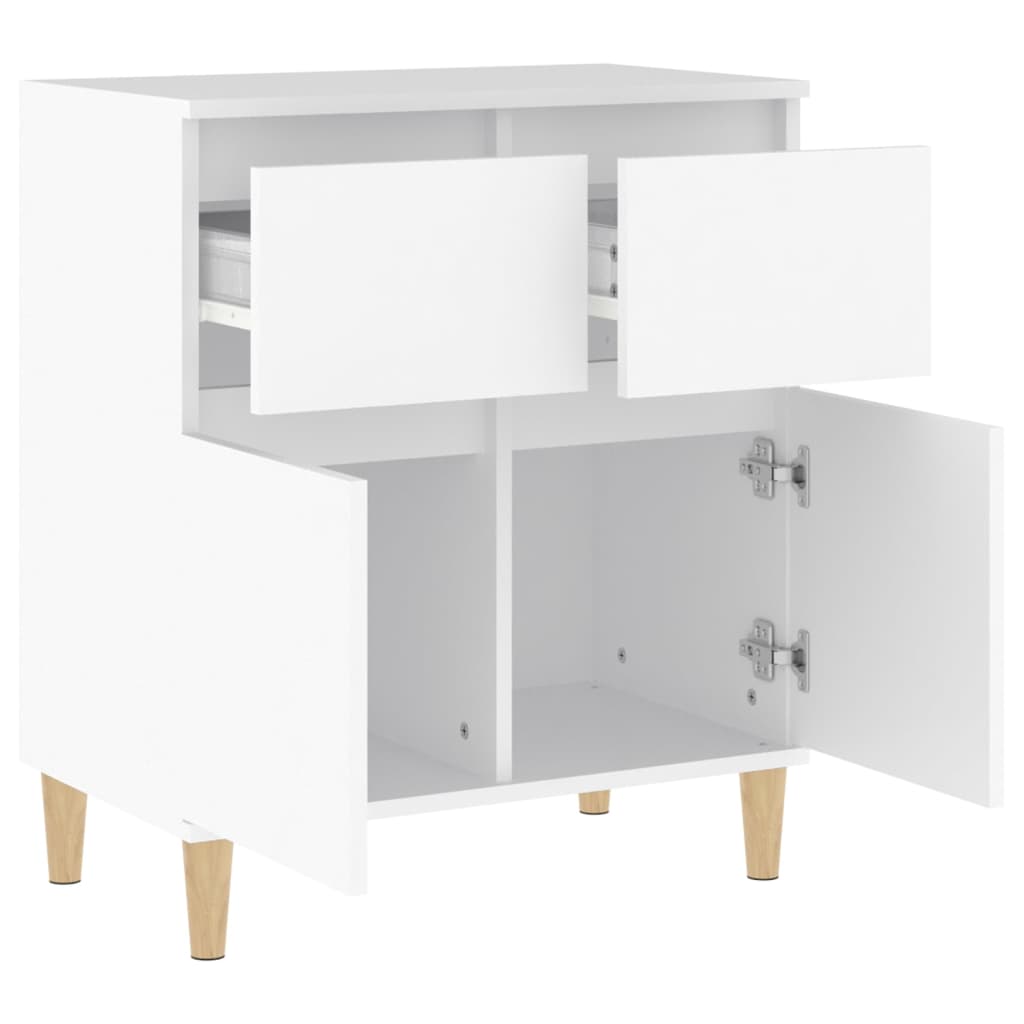 Kommode Hvit 60x35x70 cm