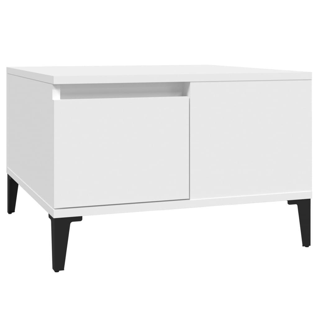 Salongbord Sofabord Hvit 55x55x36,5 cm
