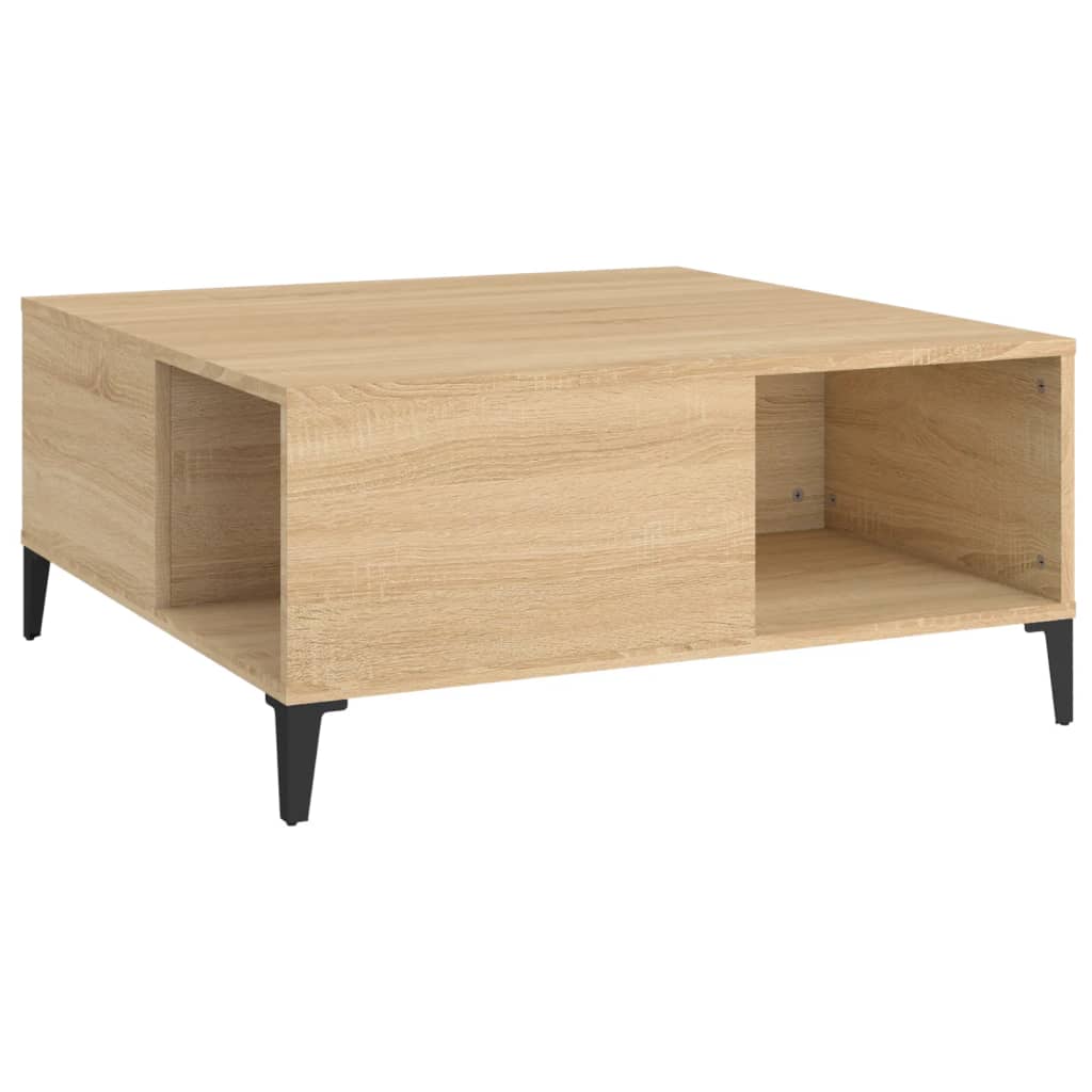Salongbord Sofabord Sonoma Eik 80x80x36,5 cm