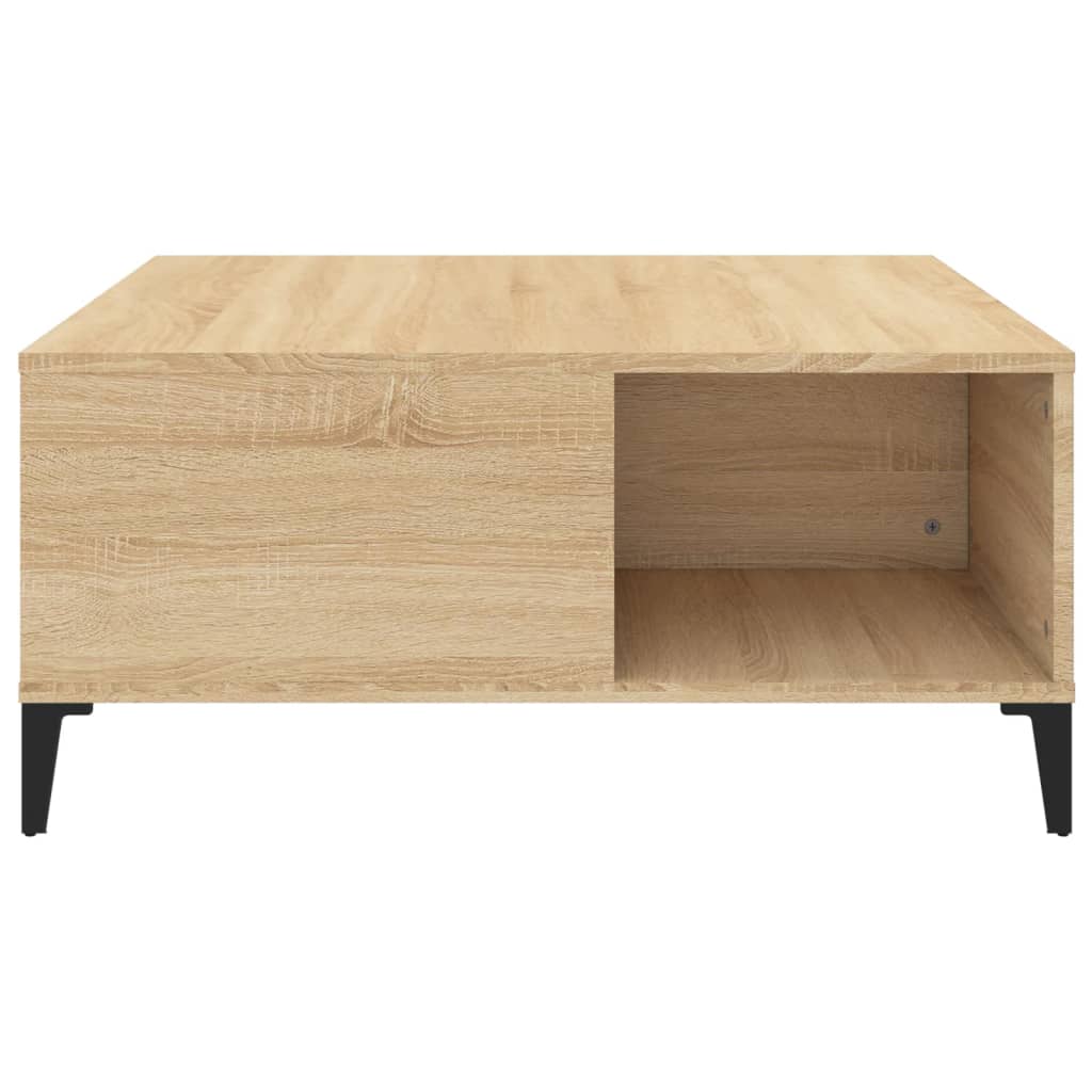 Salongbord Sofabord Sonoma Eik 80x80x36,5 cm