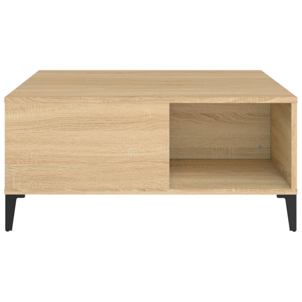 Salongbord Sofabord Sonoma Eik 80x80x36,5 cm