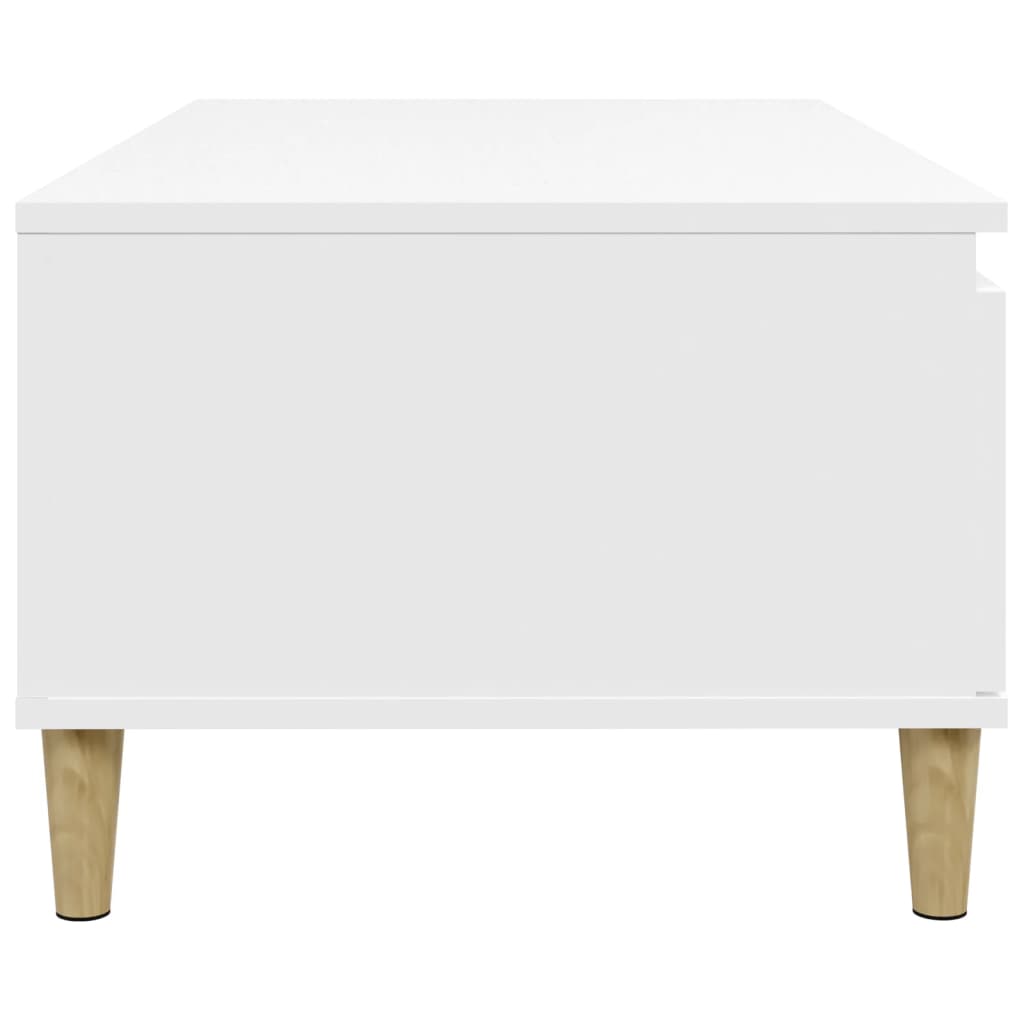 Salongbord Sofabord Hvit 90x50x36,5 cm