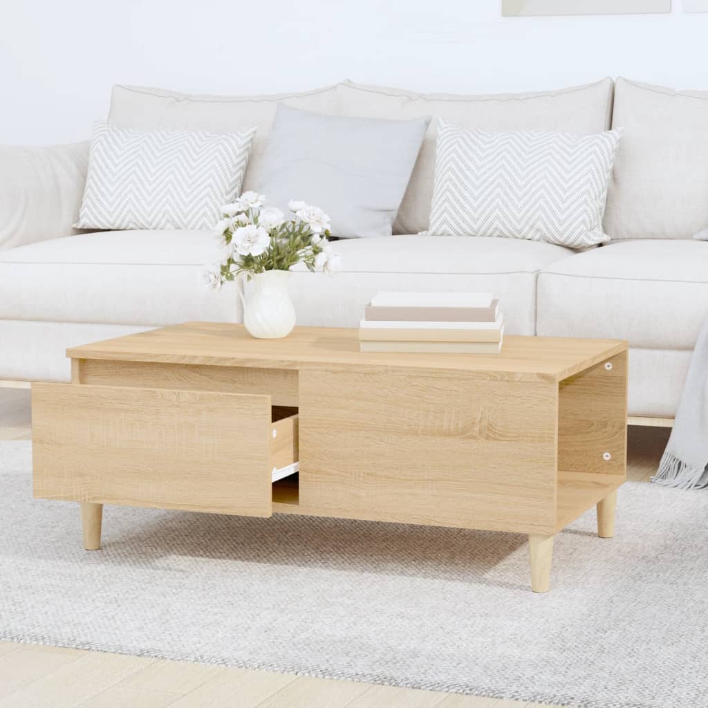 Salongbord Sofabord Sonoma Eik 90x50x36,5 cm