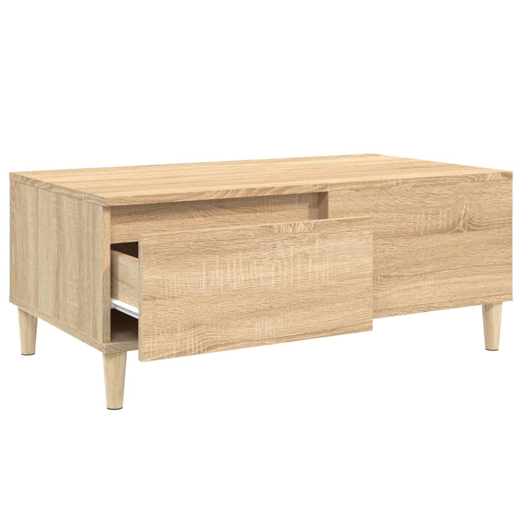 Salongbord Sofabord Sonoma Eik 90x50x36,5 cm