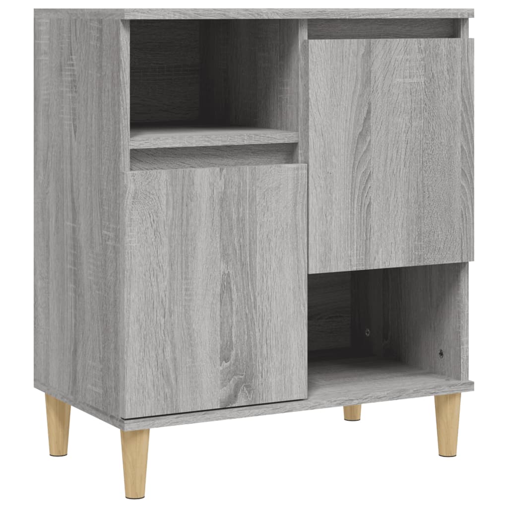 Skjenk grå sonoma 60x35x70 cm konstruert tre