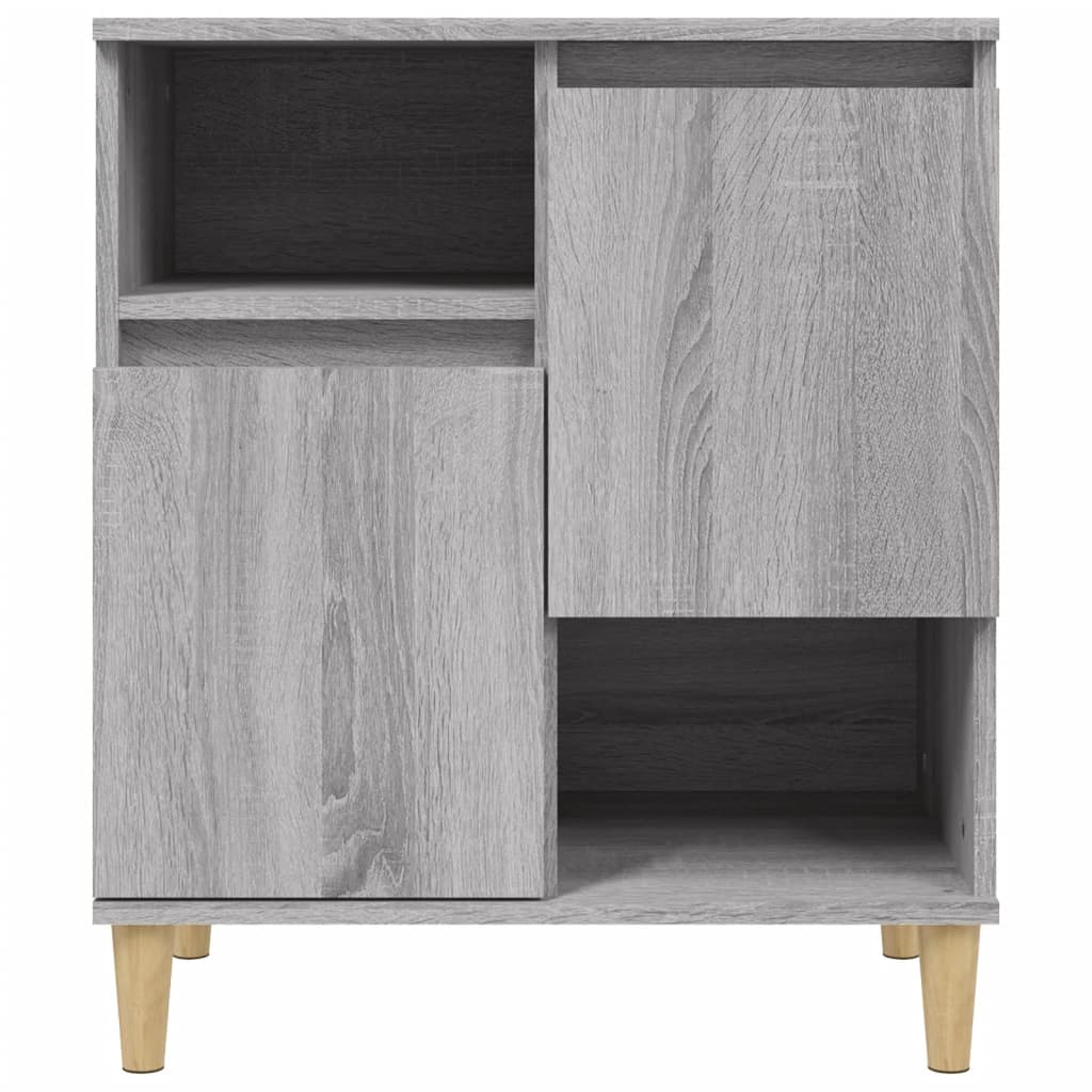 Skjenk grå sonoma 60x35x70 cm konstruert tre
