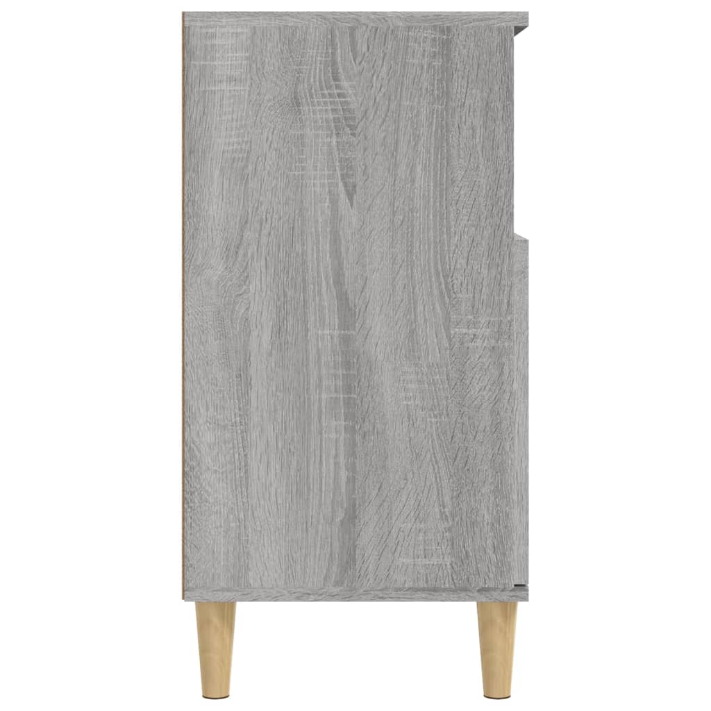 Skjenk grå sonoma 60x35x70 cm konstruert tre