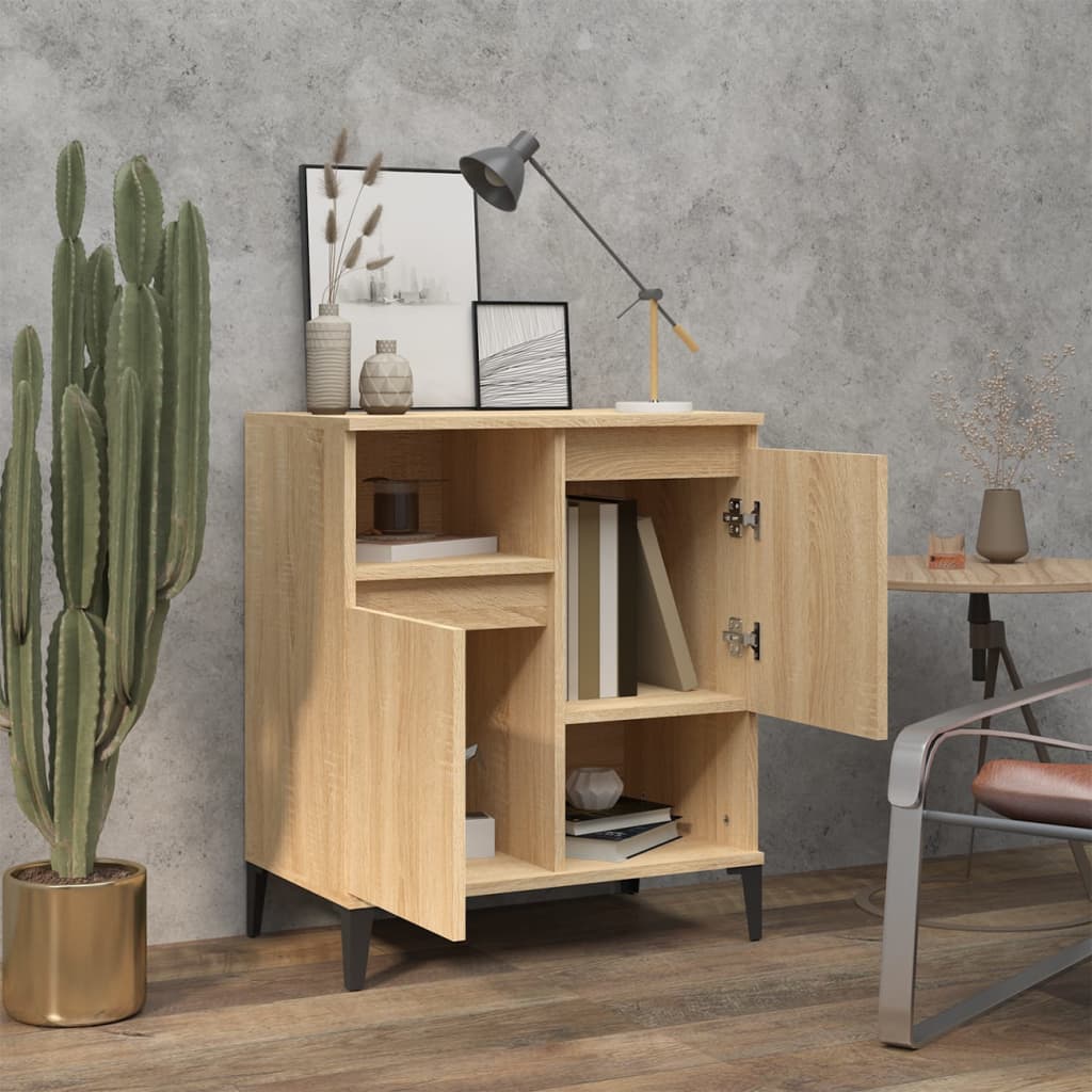 Skjenk sonoma eik 60x35x70 cm konstruert tre