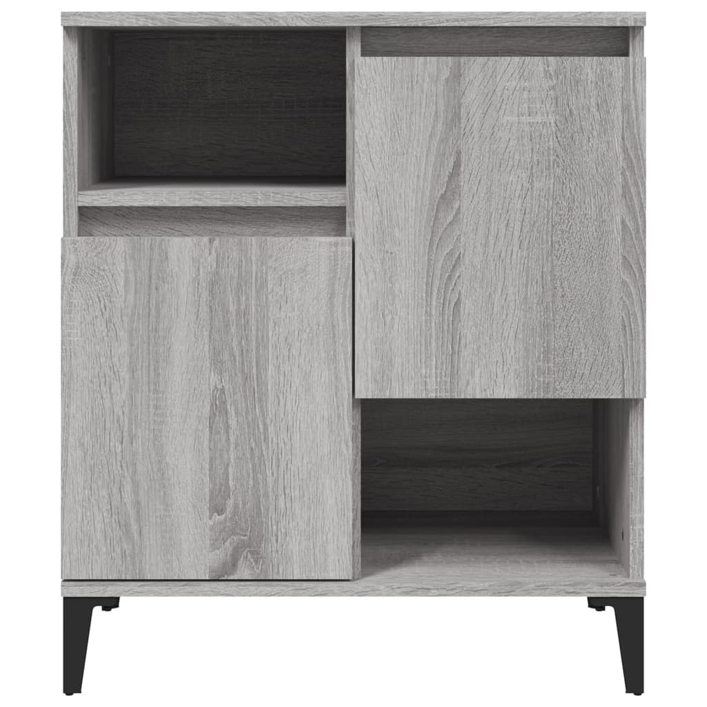 Skjenk grå sonoma 60x35x70 cm konstruert tre