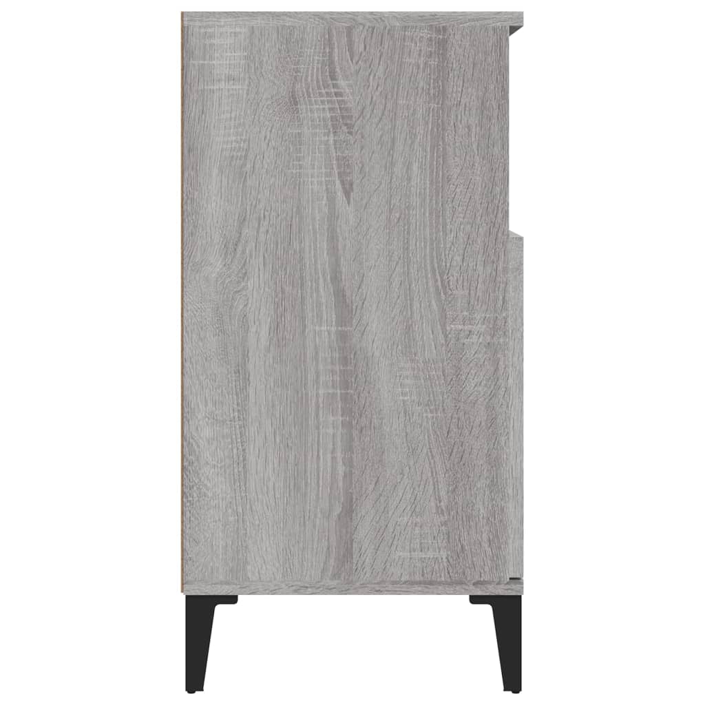 Skjenk grå sonoma 60x35x70 cm konstruert tre