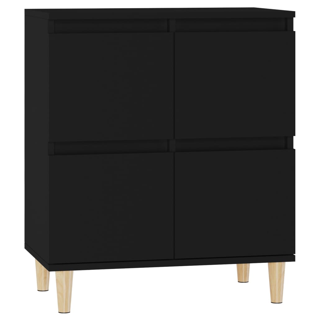 Kommode Svart 60x35x70 cm