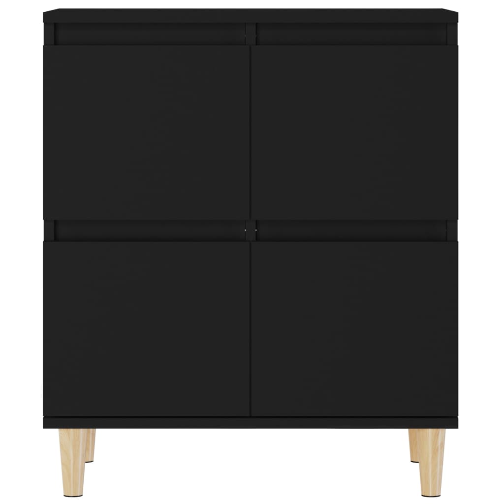 Kommode Svart 60x35x70 cm