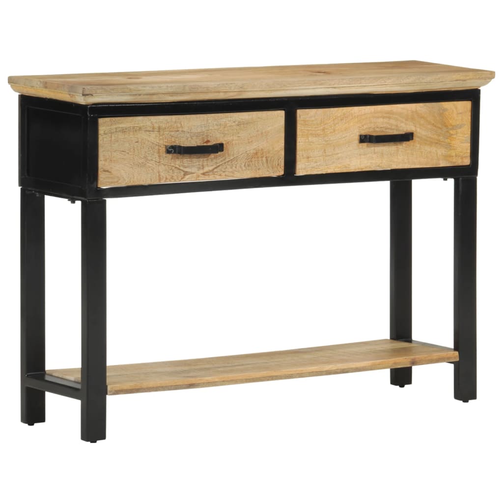 Avlastningsbord Konsollbord Tre 110x30x75 cm grovt heltre mangotre