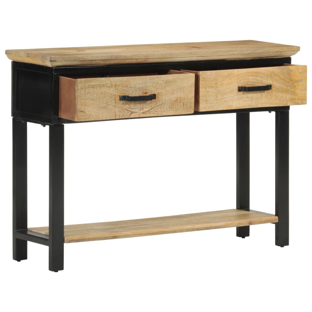 Avlastningsbord Konsollbord Tre 110x30x75 cm grovt heltre mangotre