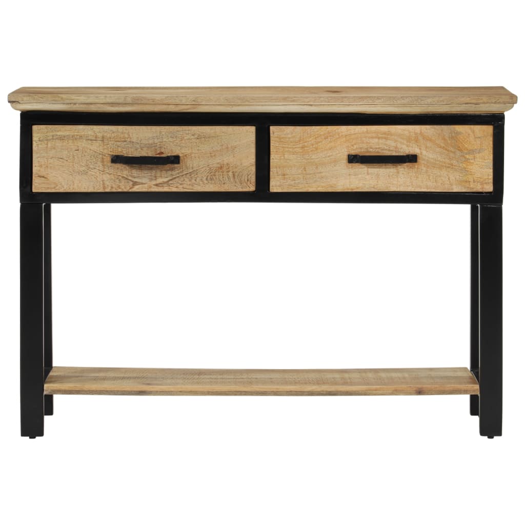 Avlastningsbord Konsollbord Tre 110x30x75 cm grovt heltre mangotre