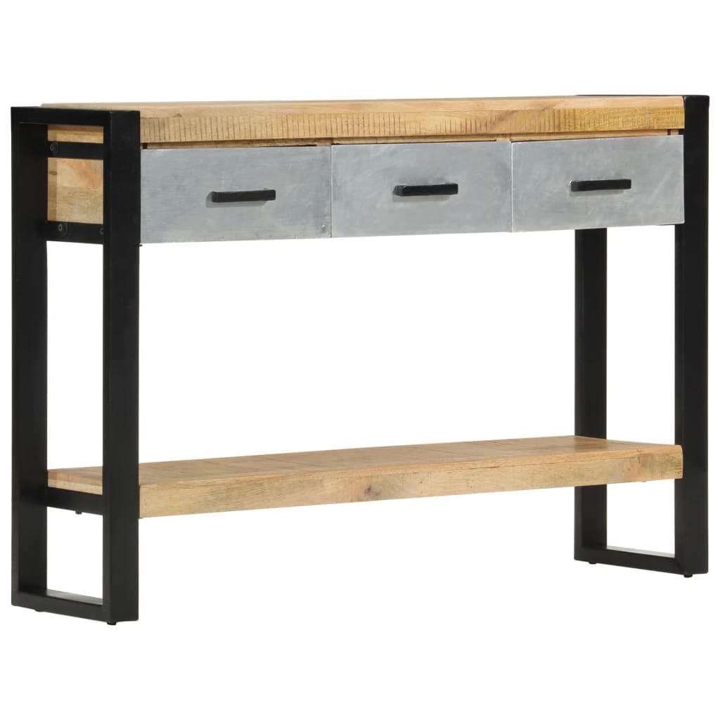 Avlastningsbord Konsollbord Tre 110x30x76 cm grovt heltre mangotre