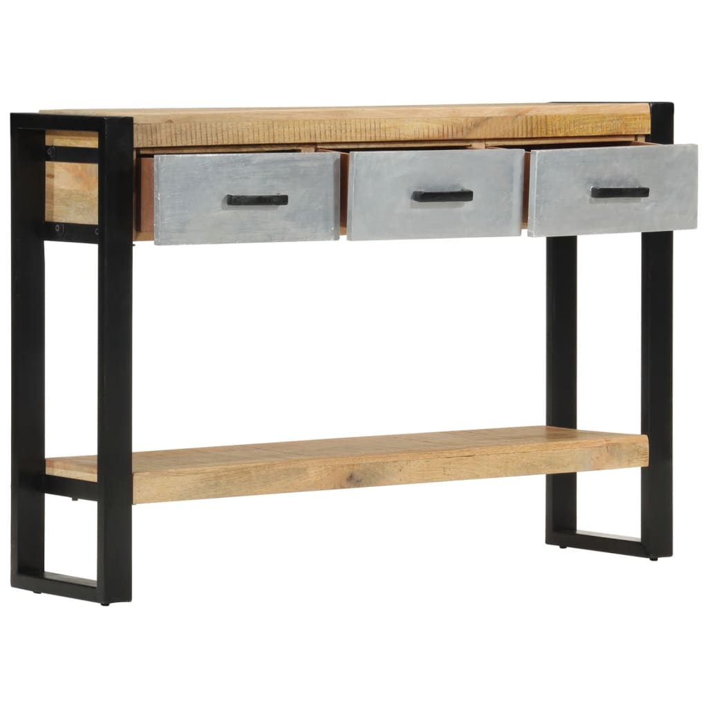Avlastningsbord Konsollbord Tre 110x30x76 cm grovt heltre mangotre