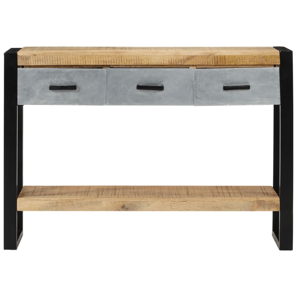 Avlastningsbord Konsollbord Tre 110x30x76 cm grovt heltre mangotre