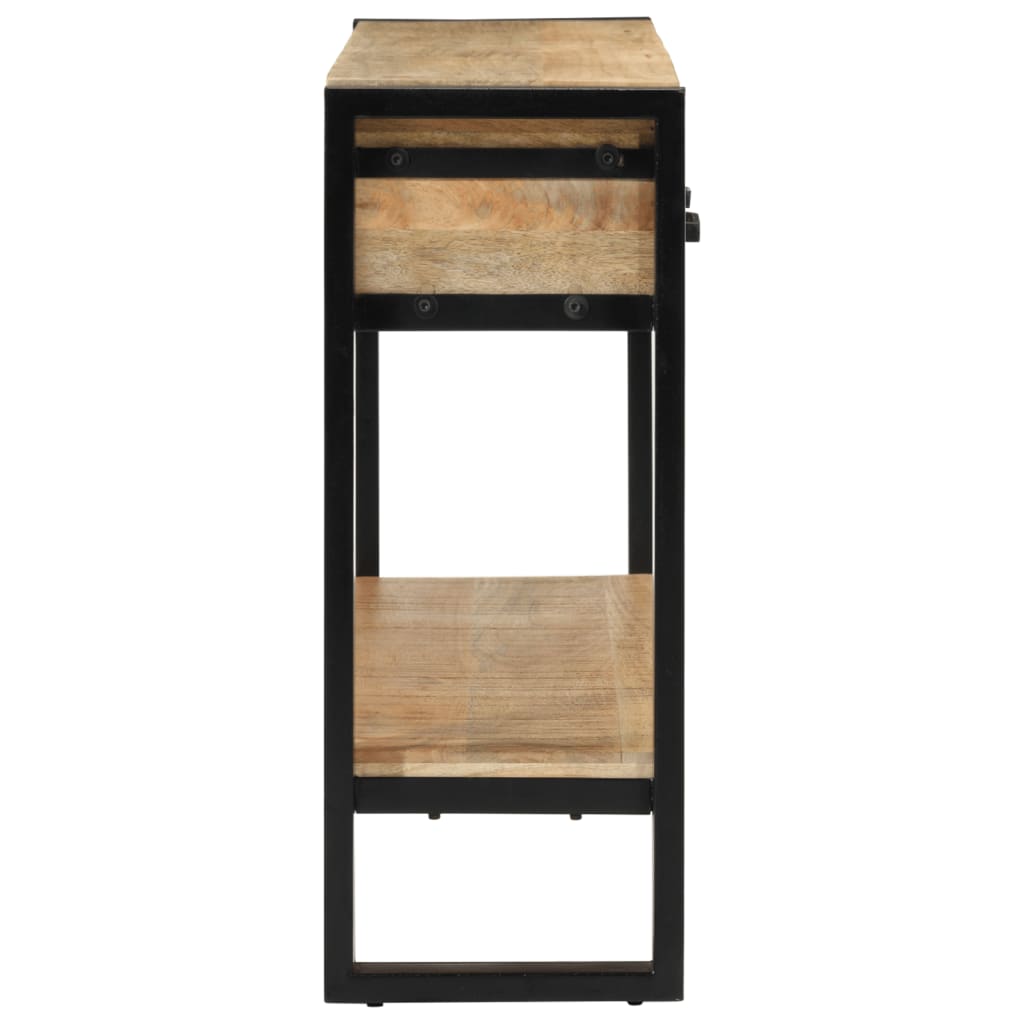 Avlastningsbord Konsollbord Tre 110x30x76 cm grovt heltre mangotre