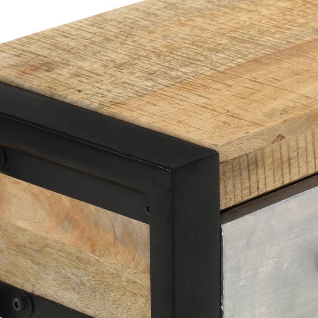 Avlastningsbord Konsollbord Tre 110x30x76 cm grovt heltre mangotre