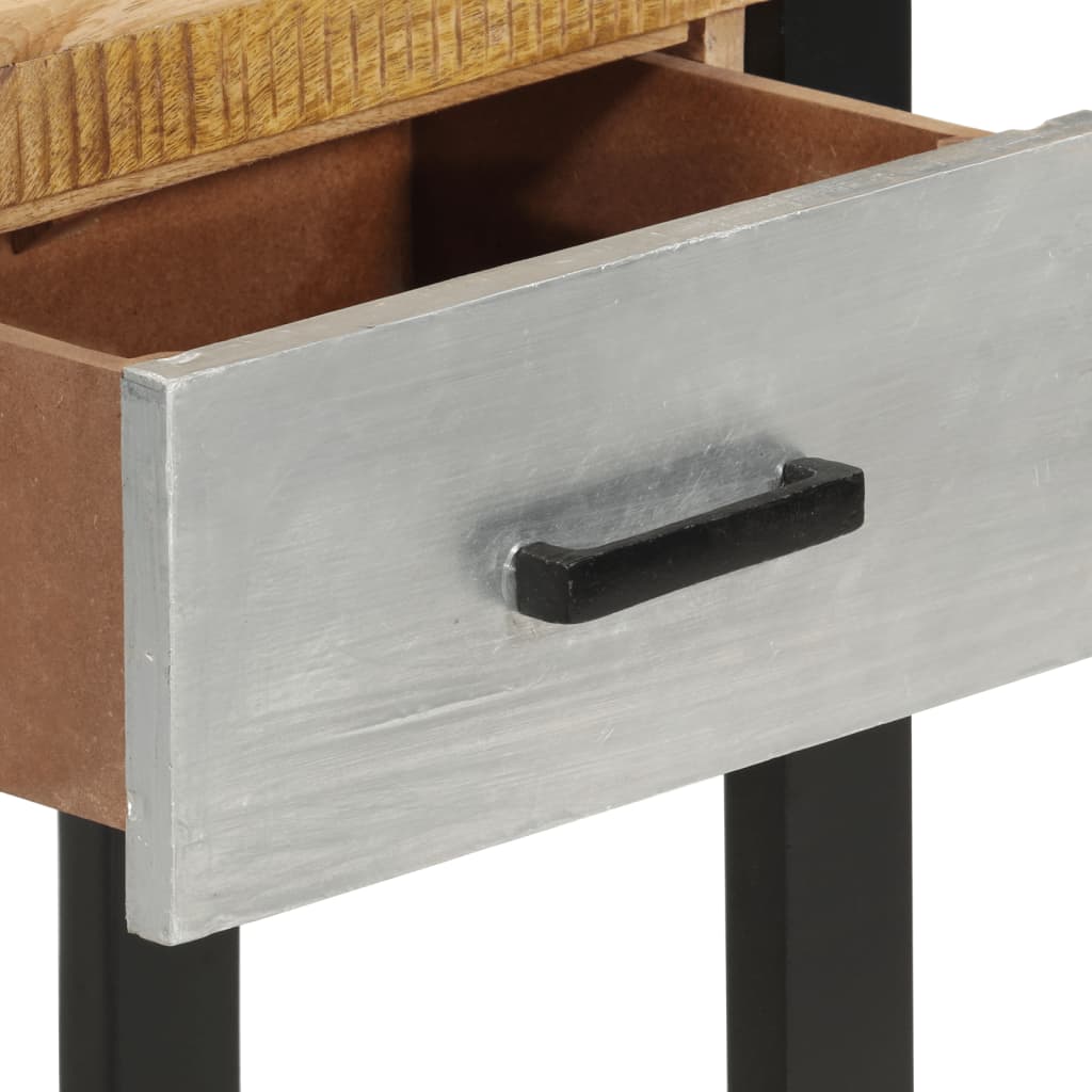 Avlastningsbord Konsollbord Tre 110x30x76 cm grovt heltre mangotre