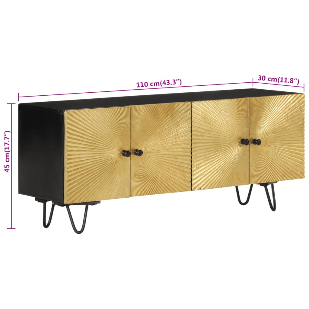 TV-Møbel Tre TV-benk heltre mango 110x30x45 cm