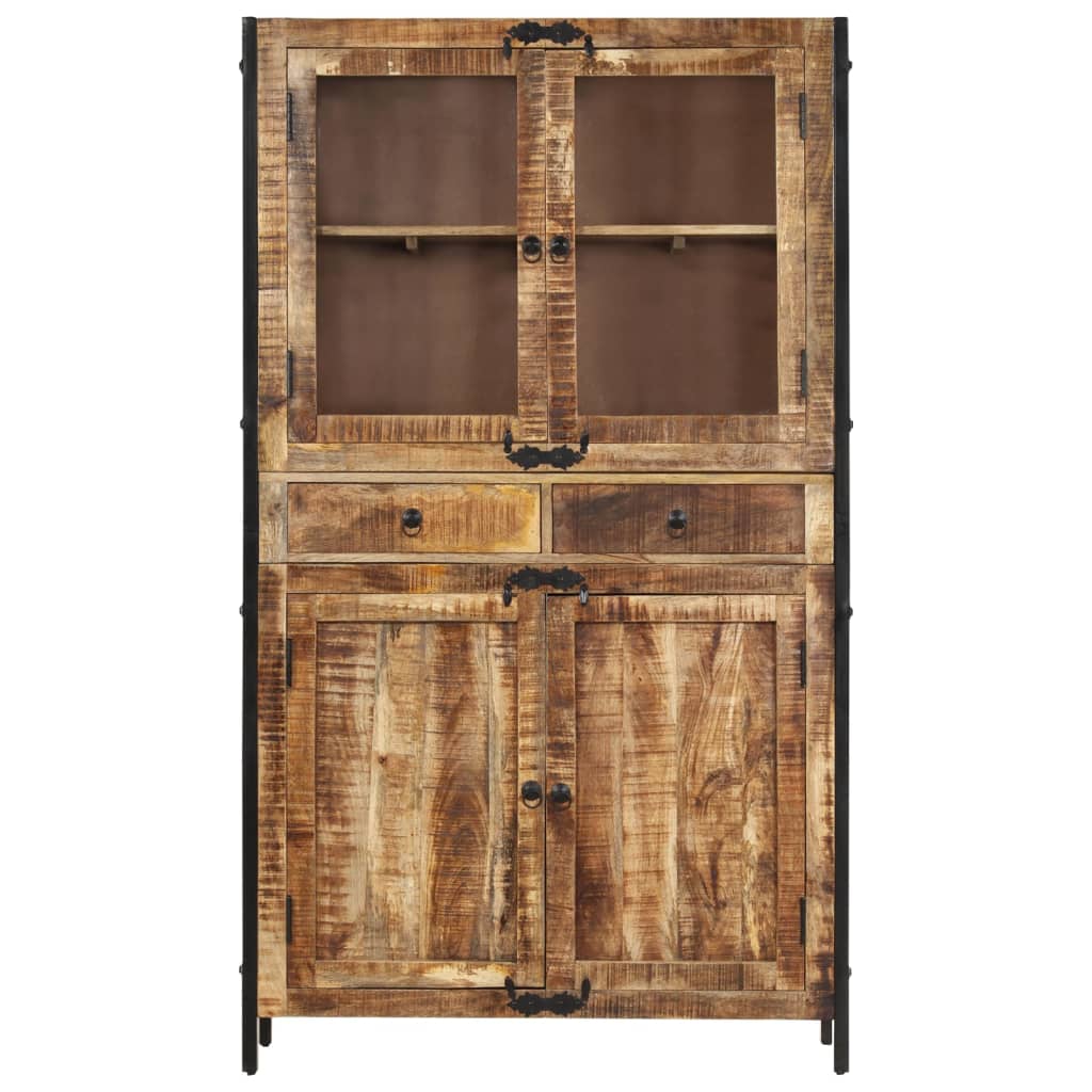 Skap Tre 100x40x175 cm grov heltre mango