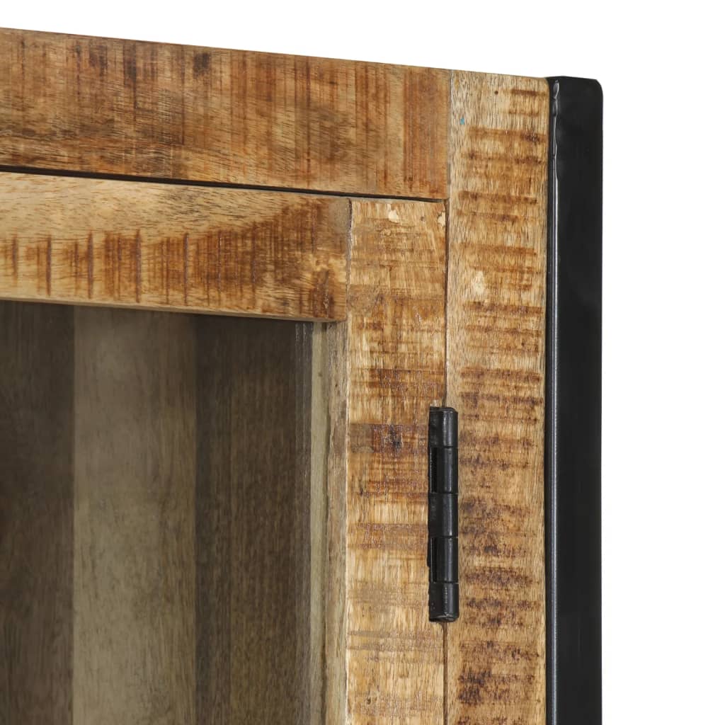 Skap Tre 100x40x175 cm grov heltre mango