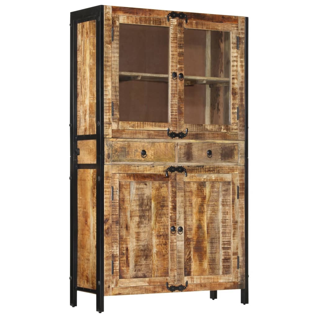 Skap Tre 100x40x175 cm grov heltre mango