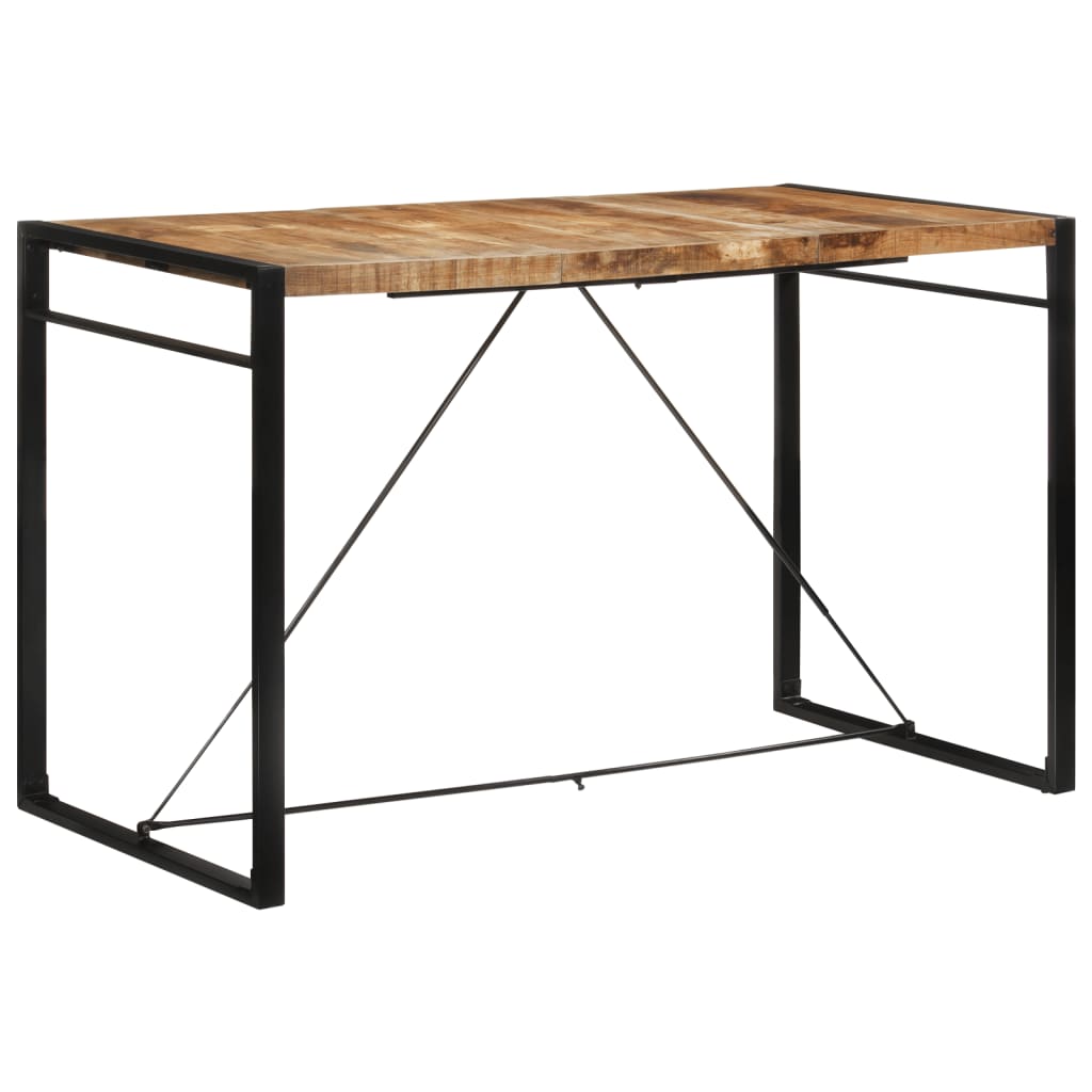 Barbord 175x90x110 cm grovt heltre mangotre