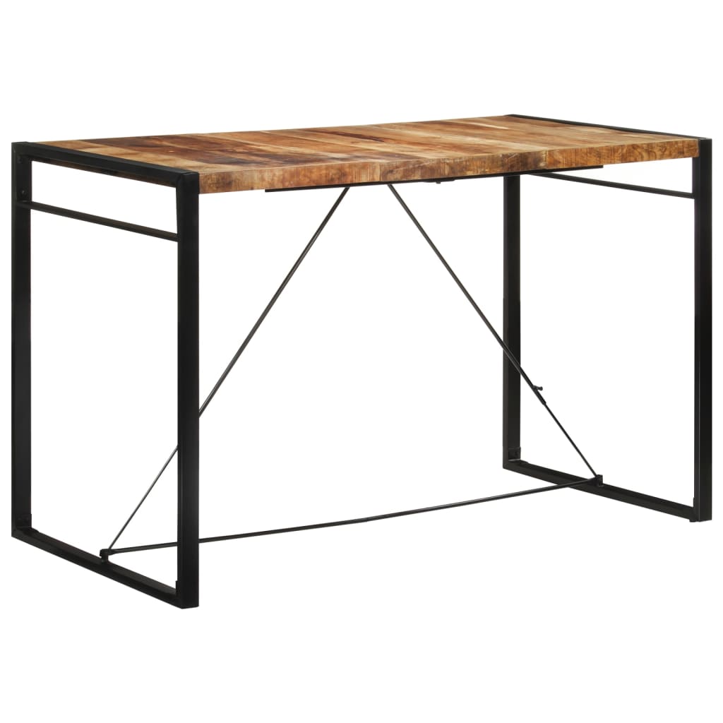 Barbord 175x90x110 cm grovt heltre mangotre