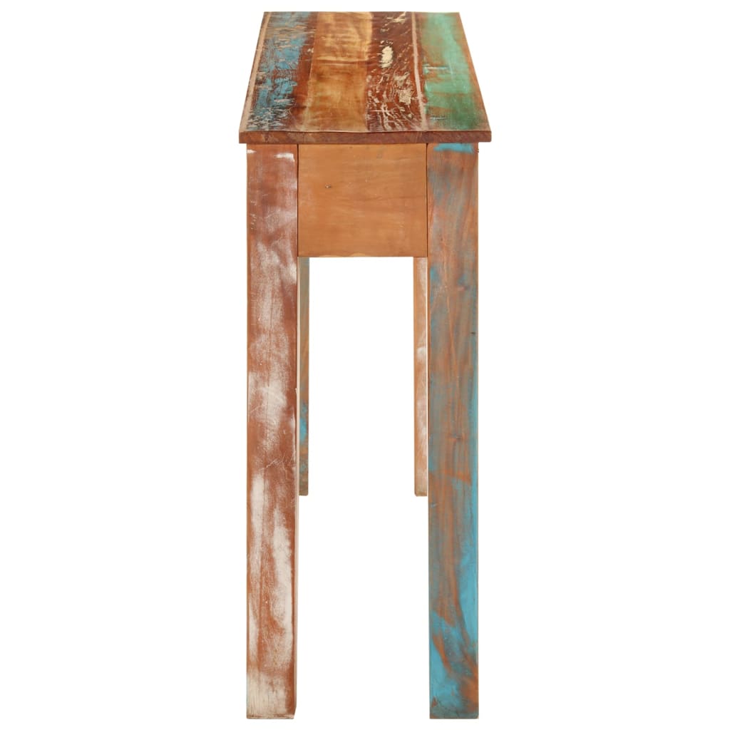 Avlastningsbord Konsollbord Tre 110x30x75 cm gjenvunnet heltre