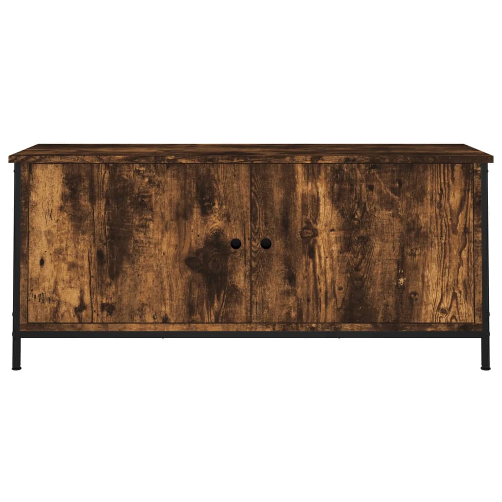 TV-Møbel Røkt Eik TV-benk med dører 102x35x45 cm