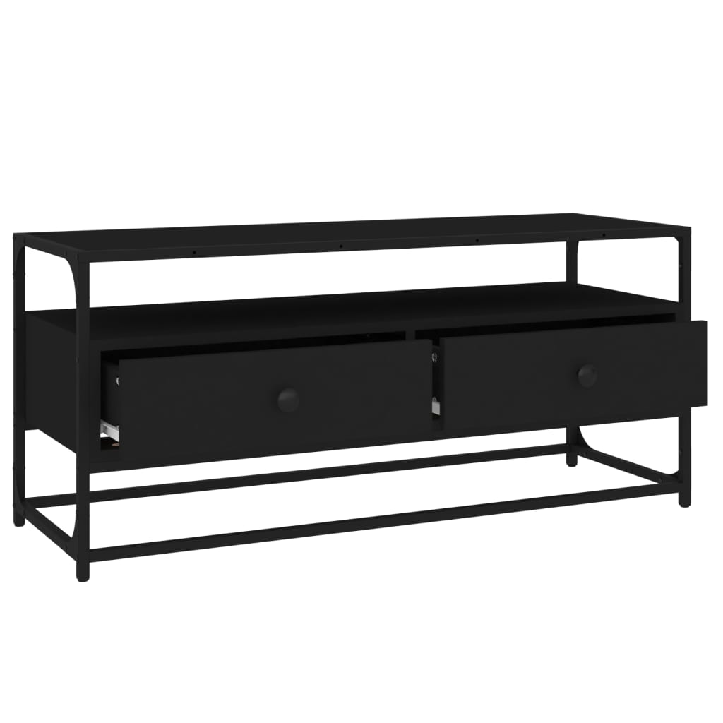 TV-Møbel Svart TV-benk 100x35x45 cm