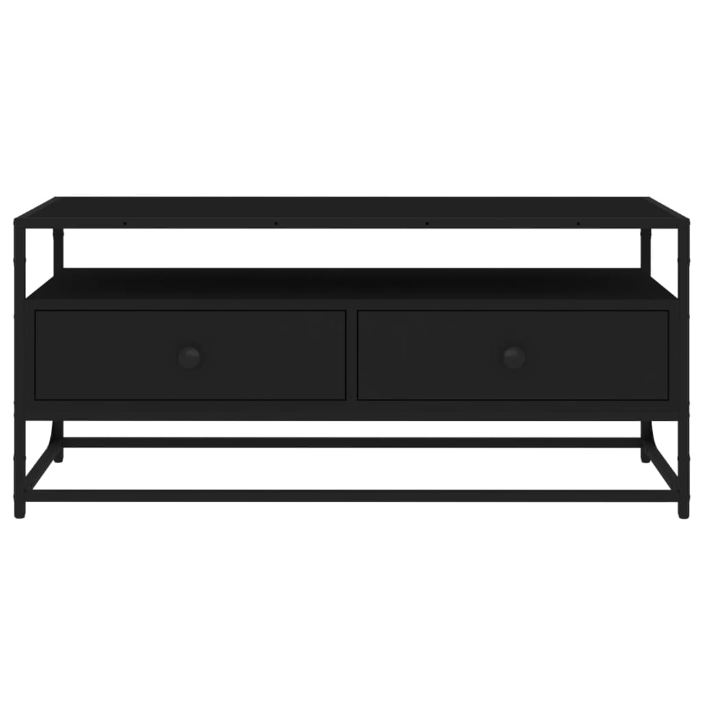 TV-Møbel Svart TV-benk 100x35x45 cm