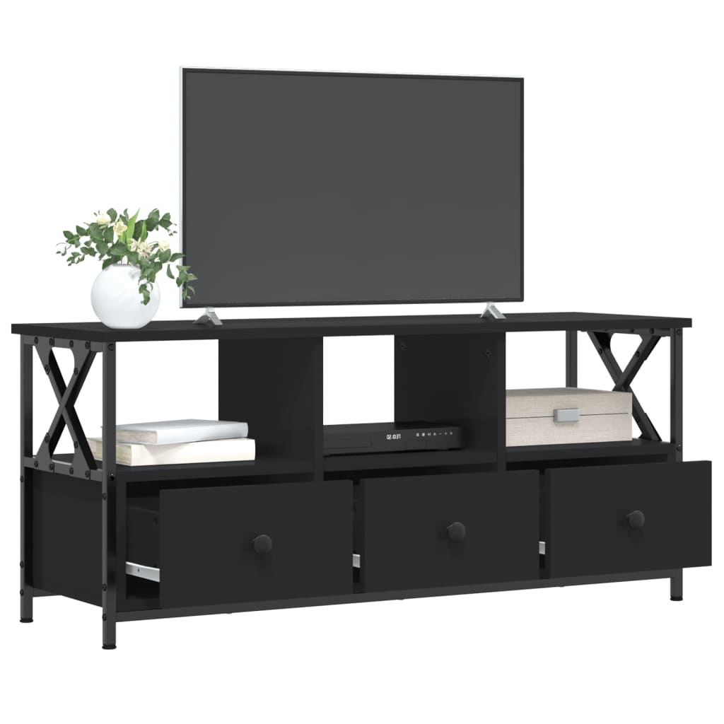 TV-Møbel Svart TV-benk 102x33x45 cm