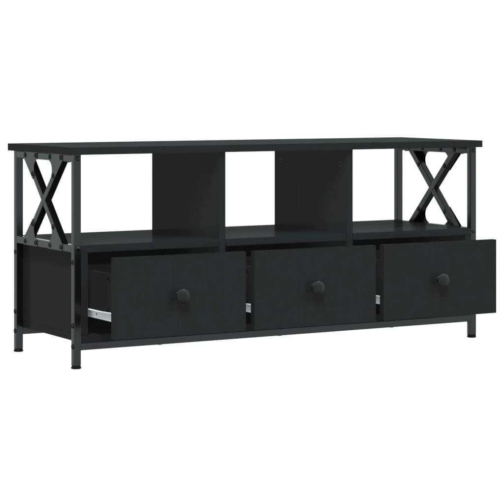 TV-Møbel Svart TV-benk 102x33x45 cm