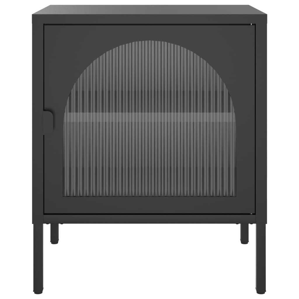 Nattbord Sengbord DIV. Sengbord Svart 50x35x60 cm glass