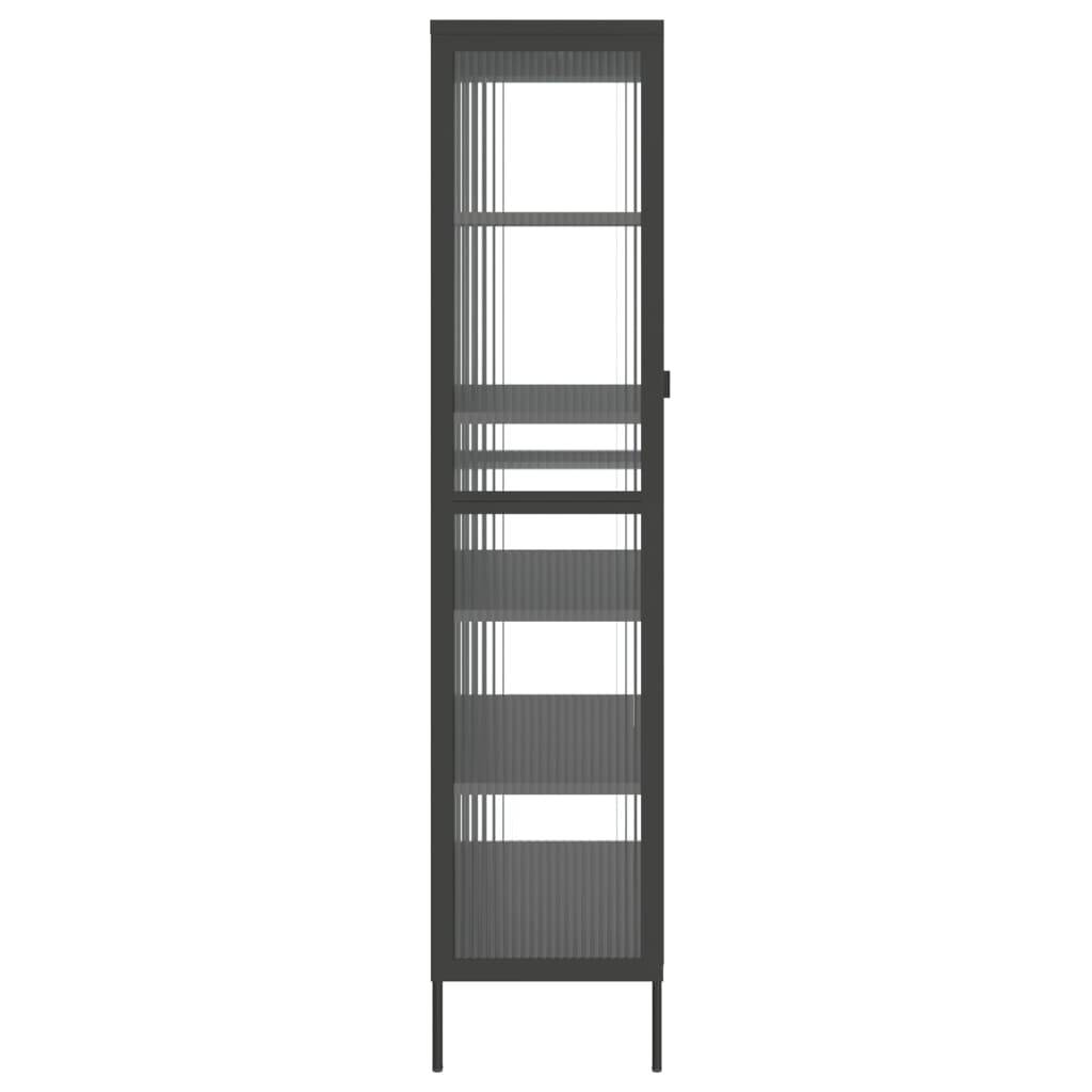 Skap Svart 85x40x180 cm glass