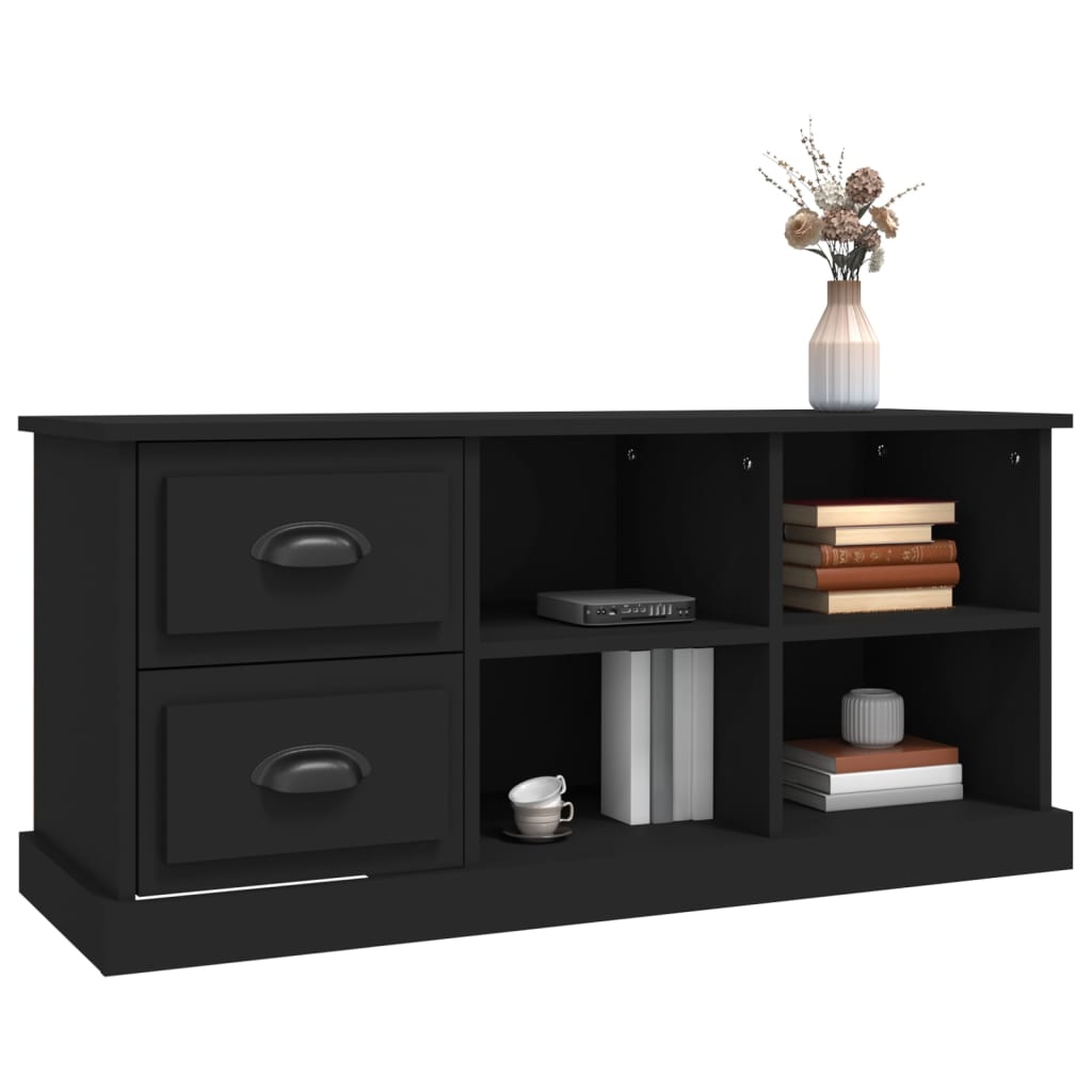TV-Møbel Svart Tv-benk 102x35,5x47,5 cm