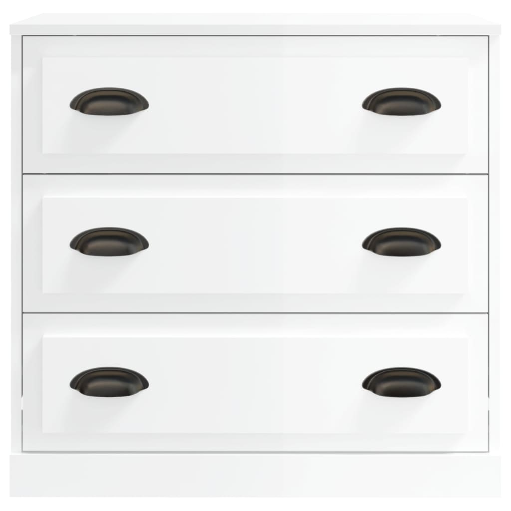 Skjenk Høyglans Hvit 70x35,5x67,5 cm