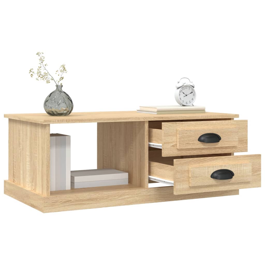 Salongbord Sofabord Sonoma Eik 90x50x35 cm