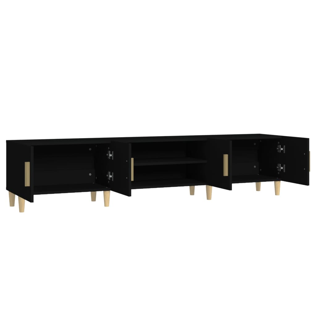 TV-Møbel Svart TV-benk 180x31,5x40 cm