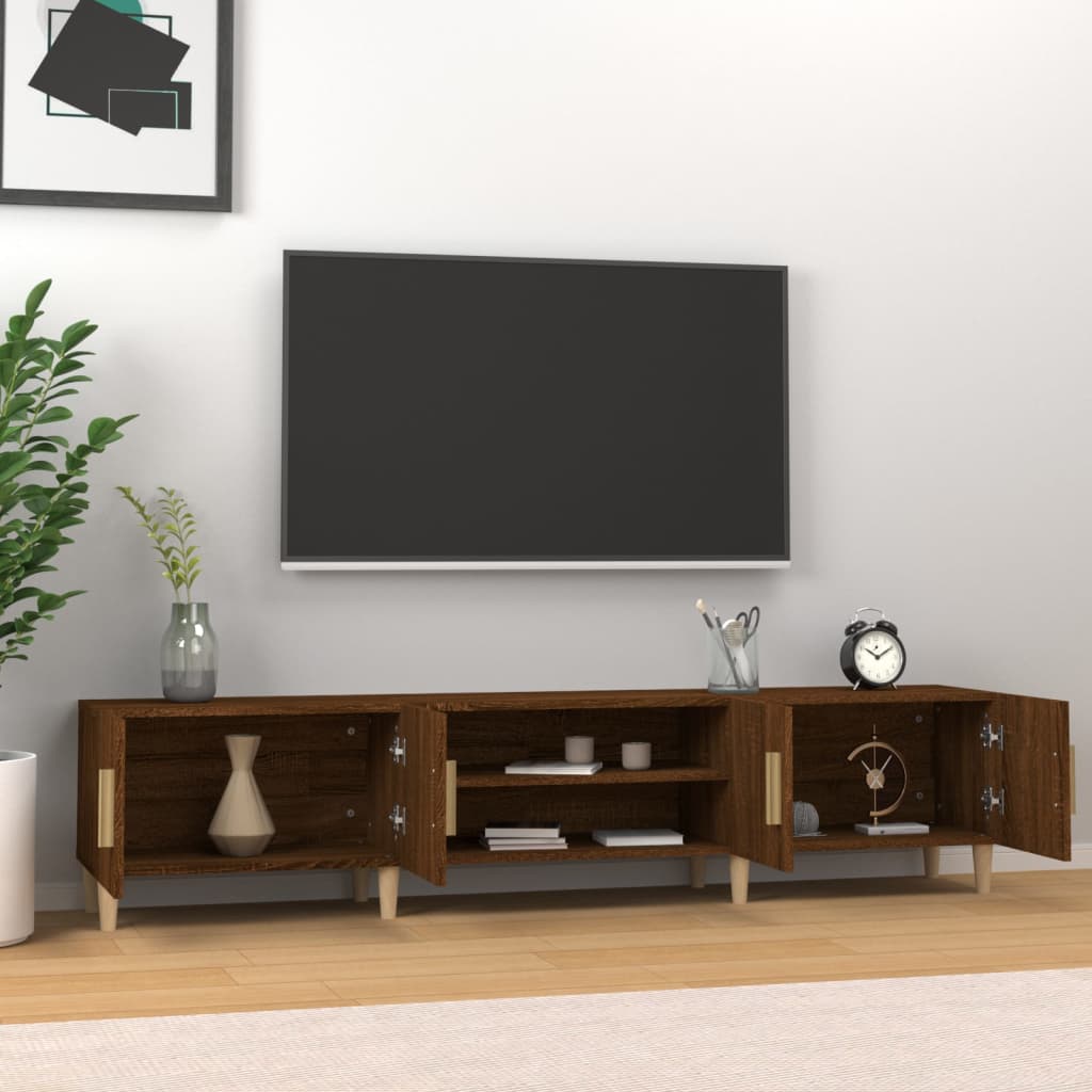 TV-Møbel Brun Eik TV-benk 180x31,5x40 cm